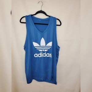 Vintage Adidas blue clover tank